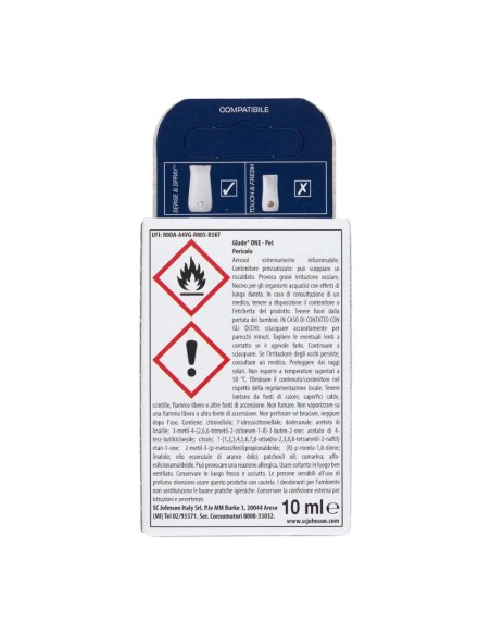 offerta Glade One Ricarica per Diffusore Odour Solution Combatte l'Odore degli Animali 10 ml