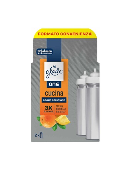 offerta Glade One Cucina Ricarica per Diffusore Odour Solutions 2x10 ml
