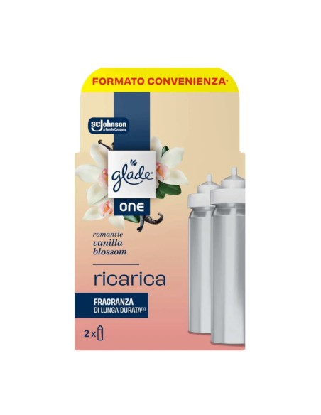 offerta Glade One Ricarica per Diffusore Fragranza Romantic Vanilla Blossom 2x10 ml