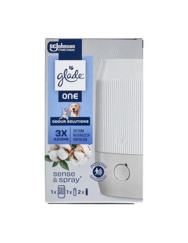 offerta Glade One Sense e Spray Diffusore Elettrico con Ricarica Odour Solution 10 ml