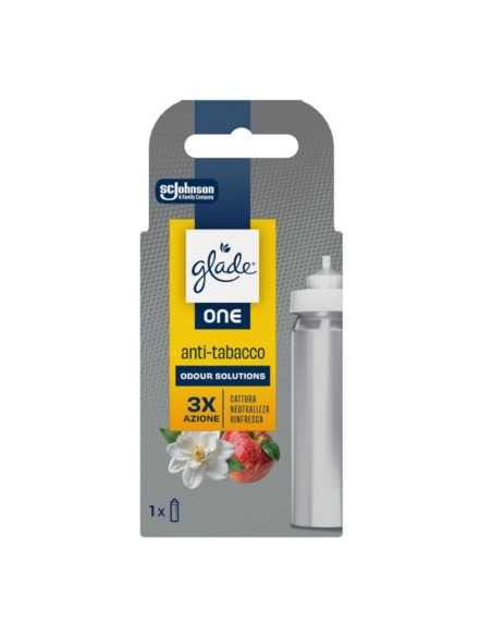 offerta Glade One Anti-Tabacco Ricarica per Diffusore Odour Solutions 10 ml