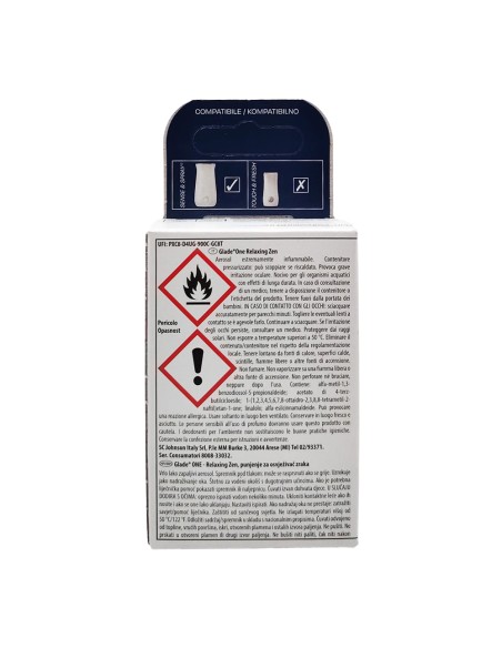 offerta Glade One Ricarica per Diffusore Fragranza Relaxing Zen 10 ml
