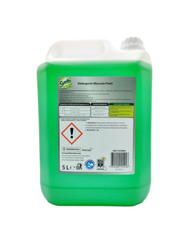 offerta Svelto Professional Detergente Manuale Piatti Fragranza Limone Triplo Potere 5 L