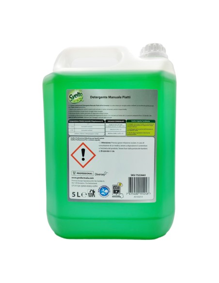 offerta Svelto Professional Detergente Manuale Piatti Fragranza Limone Triplo Potere 5 L