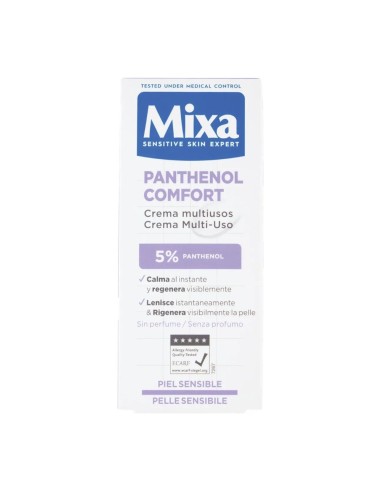 offerta Mixa Panthenol Comfort Crema Multiuso per Pelli Sensibili 50 ml