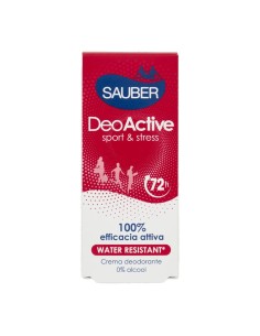 Sauber DeoActive Crema Deodorante Sport & Stress 35 ml