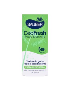 Sauber DeoFresh Gel Deodorante Fresco & Asciutto Extra Freschezza Invisible 30 ml