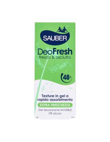 offerta Sauber DeoFresh Gel Deodorante Fresco & Asciutto Extra Freschezza Invisible 30 ml