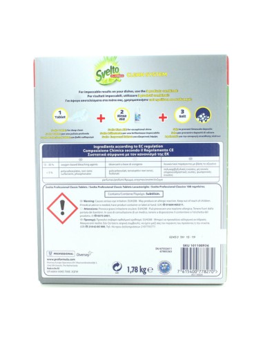 offerta Svelto Pro Formula Detersivo Lavastoviglie Classico in Tabs 188 Pz