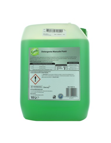 offerta Svelto Professional Detergente Manuale Piatti Fragranza Limone 10 L