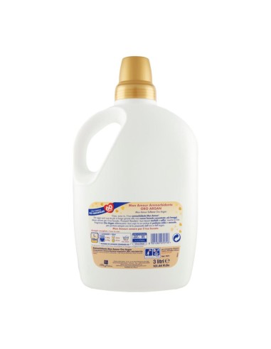 offerta Mon Amour Ammorbidente Concentrato Lavatrice Fragranza Oro Argan 3 L