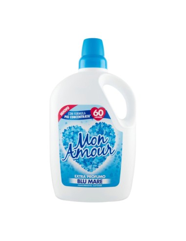 offerta Mon Amour Ammorbidente Concentrato Lavatrice Fragranza Blu Mare 3 L