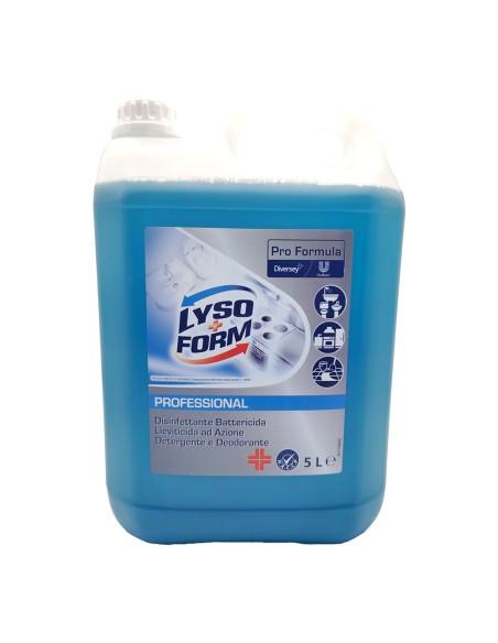offerta Lysoform Professional Pro Formula Detergente Disinfettante Battericida e Lieviticida 5 L