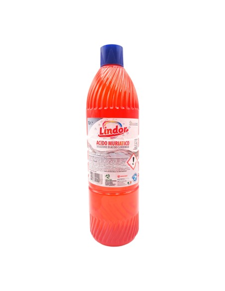 offerta Lindor Acido Muriatico Soluzione di Acido Cloridrico Sgrassante e Disincrostante 1000 ml