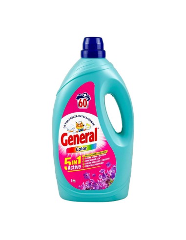 offerta General Color Detersivo Liquido Lavatrice 5in1 Active 60 lavaggi
