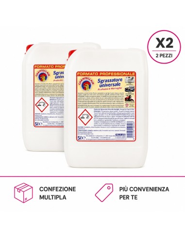 offerta Chanteclair Sgrassatore Universale Profumo di Marsiglia Formato Professionale 5 L X2 PEZZI
