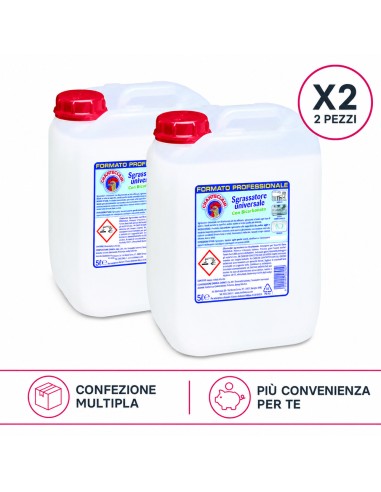 offerta Chanteclair Sgrassatore Universale Bicarbonato Formato Professionale 5 L x2 Pezzi
