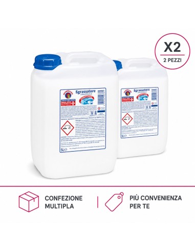 offerta Chanteclair Sgrassatore Universale Disinfettante Formato Professionale 5 L X2 Pezzi