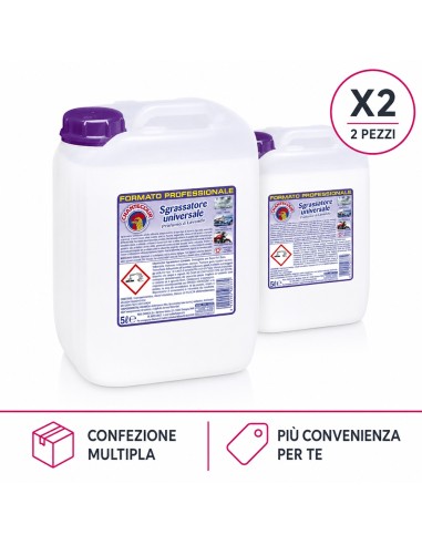 offerta Chanteclair Sgrassatore Universale Profumo di Lavanda Formato Professionale 5 L X2 Pezzi