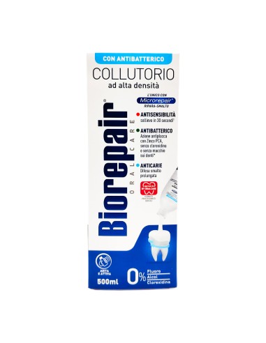 offerta Biorepair Collutorio ad Alta Densità con Antibatterico 500 ml
