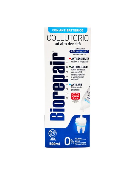 offerta Biorepair Collutorio ad Alta Densità con Antibatterico 500 ml