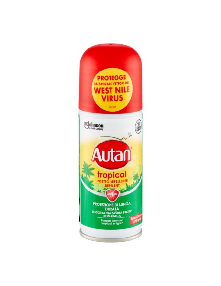 offerta Autan Tropical Spray Secco Repellente Antizanzare 100 ml