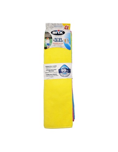 offerta Arix Panni Microfibra Multiuso Potere Extra Pulente Maxi Formato 4 Pz