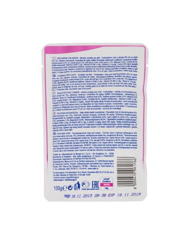 offerta LeChat Excellence Sterilized Cibo Umido per Gatti Bocconcini con Anatra 100 g