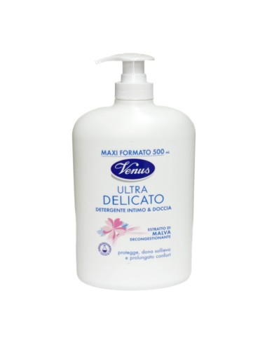 offerta Venus Ultra Delicato Detergente Intimo con Estratto di Malva Decongestionante 500 ml