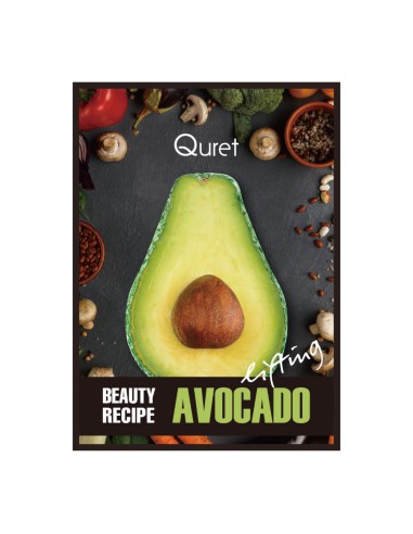 offerta Quret Maschera Viso Lifting in Tessuto con Estratto di Avocado e Acido Ialuronico 25 g SCADENZA 12/09/2026
