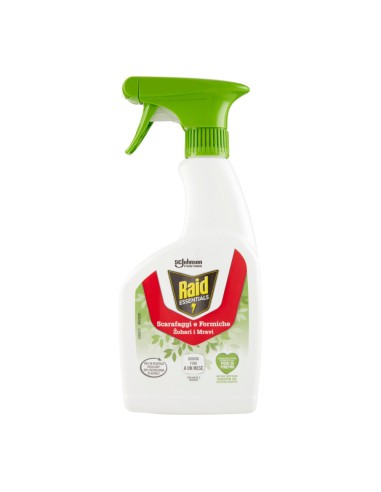 offerta Raid Essentials Spray Insetticida Scarafaggi e Formiche con Estratti di Fiori di Piretro 500 ml SCADENZA 10/10/2026