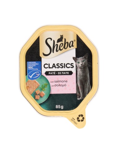 offerta Sheba Classic Cibo Umido per Gatti Patè Salmone 85 g SCADENZA 08/09/2026