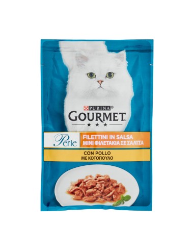 offerta Purina Gourmet Perle Cibo Umido per Gatti Filetti in Salsa con Pollo 85 g SCADENZA 31/10/2026