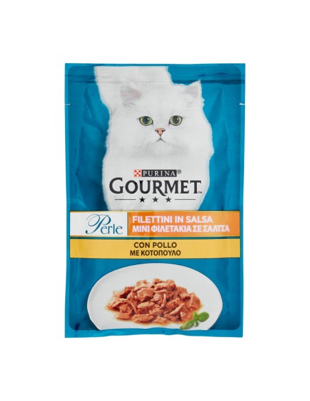 offerta Purina Gourmet Perle Cibo Umido per Gatti Filetti in Salsa con Pollo 85 g SCADENZA 31/10/2026