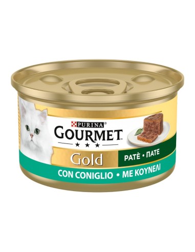 offerta Purina Gourmet Gold Cibo Umido per Gatti Patè con Coniglio 85 g SCADENZA 30/09/2026