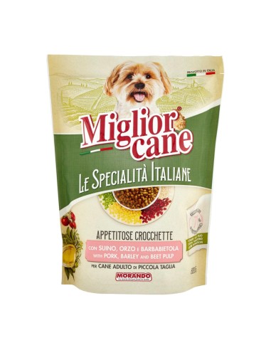 offerta Morando Migliorcane Le Specialità Italiane Crocchette con Suino Orzo e Barbabietola 800 g SCADENZA 03/09/2026