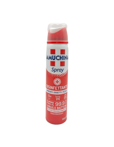 offerta Amuchina Disinfettante Spray Ambienti Oggetti Tessuti Senza Risciacquo 100 ml SCADENZA 10/10/2026