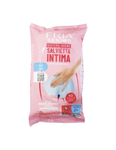offerta Fria Senior Salvietta Intima per Anziani con Molecola Anti-Odore 60 Salviette 