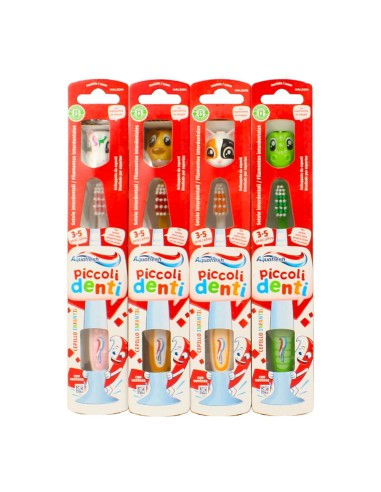 offerta Aquafresh Spazzolino Piccoli Denti 3 - 5 anni con ventosa