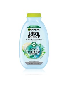 Garnier Ultra Dolce Shampoo Idratante Senza Siliconi Acqua di Cocco e Aloe Vera 250 ml