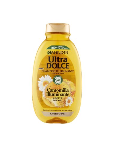 offerta Garnier Ultra Dolce Shampoo Illuminante Camomilla & Miele di Fiori 250 ml