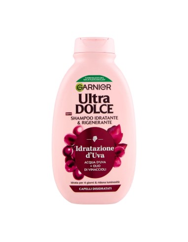offerta Garnier Ultra Dolce Idratazione d'Uva Shampoo Idratante e Rigenerante 250 ml