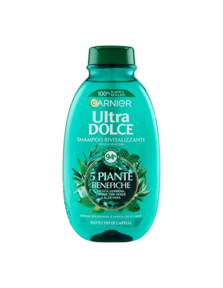 offerta Garnier Ultra Dolce Shampoo Rivitalizzante 5 Piante Benefiche 250 ml