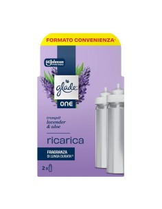 Glade One Ricarica per Diffusore Fragranza Lavanda e Aloe 2x10 ml