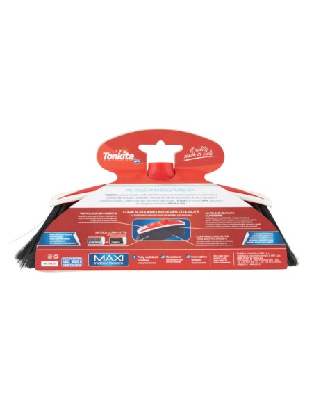 offerta Tonkita Scopa Maxi per Interni Massima Densità di Setole Senza Manico 1 Pz