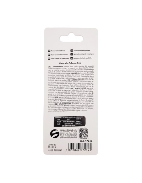 offerta Setablu Essence Temperamatite Make Up con Due Fori Colore Nero 1 Pz