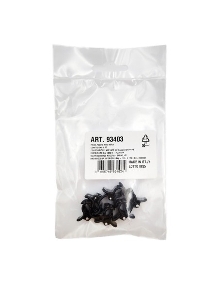 offerta Setablu Set Pinza Polipo Mini Colore Nero 6 Pz