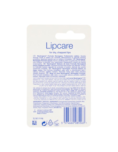 offerta Neutrogena Stick Lipcare Formula Norvegese per Labbra Secche e Screpolate  4,8 g