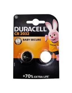 Duracell CR 2032 Batterie a Bottone 3V Litio 2 Pz