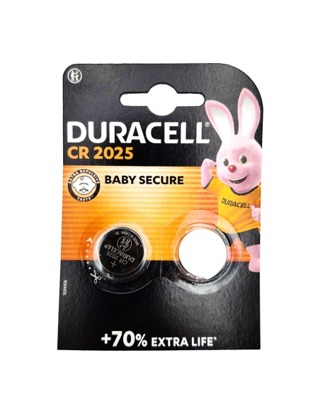 offerta Duracell CR 2025 Batterie a Bottone 3V Litio 2 Pz